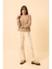 Just Cashmere Kaszmirowy sweter "Capucine" w kolorze beżowym