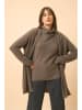 Just Cashmere Kasjmieren vest "Maddie" bruin