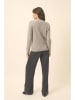 Just Cashmere Kasjmieren trui "Jade" grijs