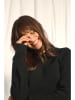 Just Cashmere Kasjmieren jurk "Lina" zwart