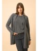 Just Cashmere Kaschmir-Cardigan "Maddie" in Anthrazit