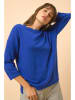 Just Cashmere Kaszmirowy sweter "Clatt" w kolorze niebieskim