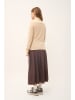 Just Cashmere Kaszmirowy sweter "Trila" w kolorze beżowym