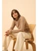 Just Cashmere Kaszmirowy sweter "Trila" w kolorze jasnobrązowym