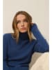 Just Cashmere Kaszmirowy golf "Ava" w kolorze granatowym
