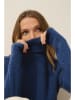 Just Cashmere Kaszmirowy golf "Ava" w kolorze granatowym