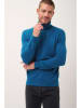 Just Cashmere Kasjmieren coltrui "Connor" blauw