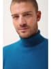 Just Cashmere Kasjmieren coltrui "Connor" blauw