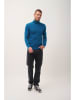 Just Cashmere Kasjmieren coltrui "Connor" blauw