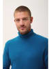 Just Cashmere Kasjmieren coltrui "Sacha" blauw