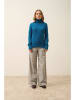 Just Cashmere Kaschmir-Rollkragenpullover "Lexie" in Blau