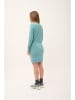 Just Cashmere Kaszmirowa sukienka "Susan" w kolorze turkusowym