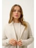 Just Cashmere Kasjmieren vest "Maddie" crème