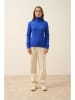 Just Cashmere Kasjmieren coltrui "Miraya" blauw