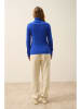 Just Cashmere Kasjmieren coltrui "Miraya" blauw