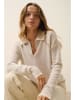 Just Cashmere Kaschmir-Pullover "Éoliane" in Creme