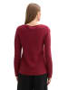Tom Tailor Pullover in Dunkelrot