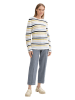 Tom Tailor Pullover in Creme/ Bunt