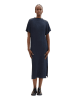 TOM TAILOR Denim Kleid in Dunkelblau