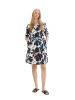Tom Tailor Kleid in Creme/ Schwarz