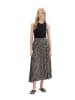 Tom Tailor Kleid in Schwarz/ Creme