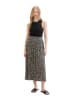 Tom Tailor Kleid in Schwarz/ Creme