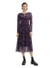 Tom Tailor Kleid in Lila/ Dunkelblau