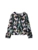 TOM TAILOR Denim Bluse in Schwarz/ Bunt