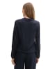 Tom Tailor Bluse in Dunkelblau