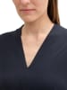 Tom Tailor Bluse in Dunkelblau