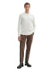 TOM TAILOR Denim Chinobroek lichtbruin/zwart