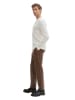 TOM TAILOR Denim Spodnie chino w kolorze jasnobrązowo-czarnym