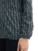 Tom Tailor Bluse in Dunkelblau/ Grün