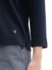 Tom Tailor Bluse in Dunkelblau