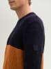 Tom Tailor Trui donkerblauw/oranje