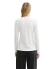 Tom Tailor Longsleeve in Weiß