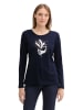 Tom Tailor Longsleeve in Dunkelblau