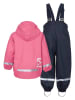 Didriksons 2tlg. Regenoutfit "Slaskeman" in Pink/ Dunkelblau