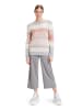 CARTOON Pullover in Grau/ Rot