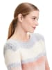 CARTOON Pullover in Grau/ Rot