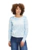 CARTOON Pullover in Hellblau/ Weiß