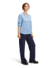 CARTOON Blouse blauw/crème