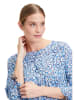 CARTOON Bluse in Hellblau/ Weiß
