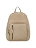 HIDE & STITCHES Leder-Rucksack "Daydreamer" in Beige - (B)23,5 x (H)25,5 x (T)8,5 cm