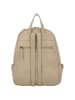 HIDE & STITCHES Leder-Rucksack "Daydreamer" in Beige - (B)23,5 x (H)25,5 x (T)8,5 cm