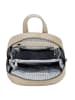 HIDE & STITCHES Leder-Rucksack "Daydreamer" in Beige - (B)23,5 x (H)25,5 x (T)8,5 cm