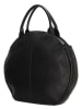 HIDE & STITCHES Leren handtas "Cote d Azur" zwart - (B)36 x (H)32 x (D)8 cm