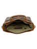 HIDE & STITCHES Leren handtas "Next Navajo" lichtbruin - (B)30,5 x (H)39 x (D)9,5 cm