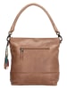 micmacbags Skórzana torebka w kolorze jasnobrązowym - 31 x 30 x 12 cm