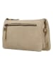 HIDE & STITCHES Leren schoudertas beige - (B)21 x (H)12 x (D)2 cm